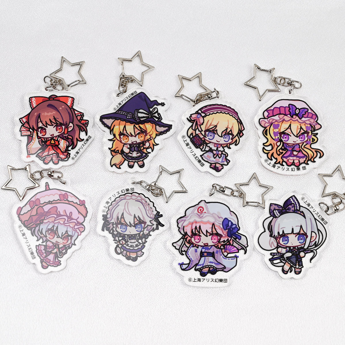 東方Project × HoshibakoWorks アクリルキーホルダー vol.1【コンプリートセット】