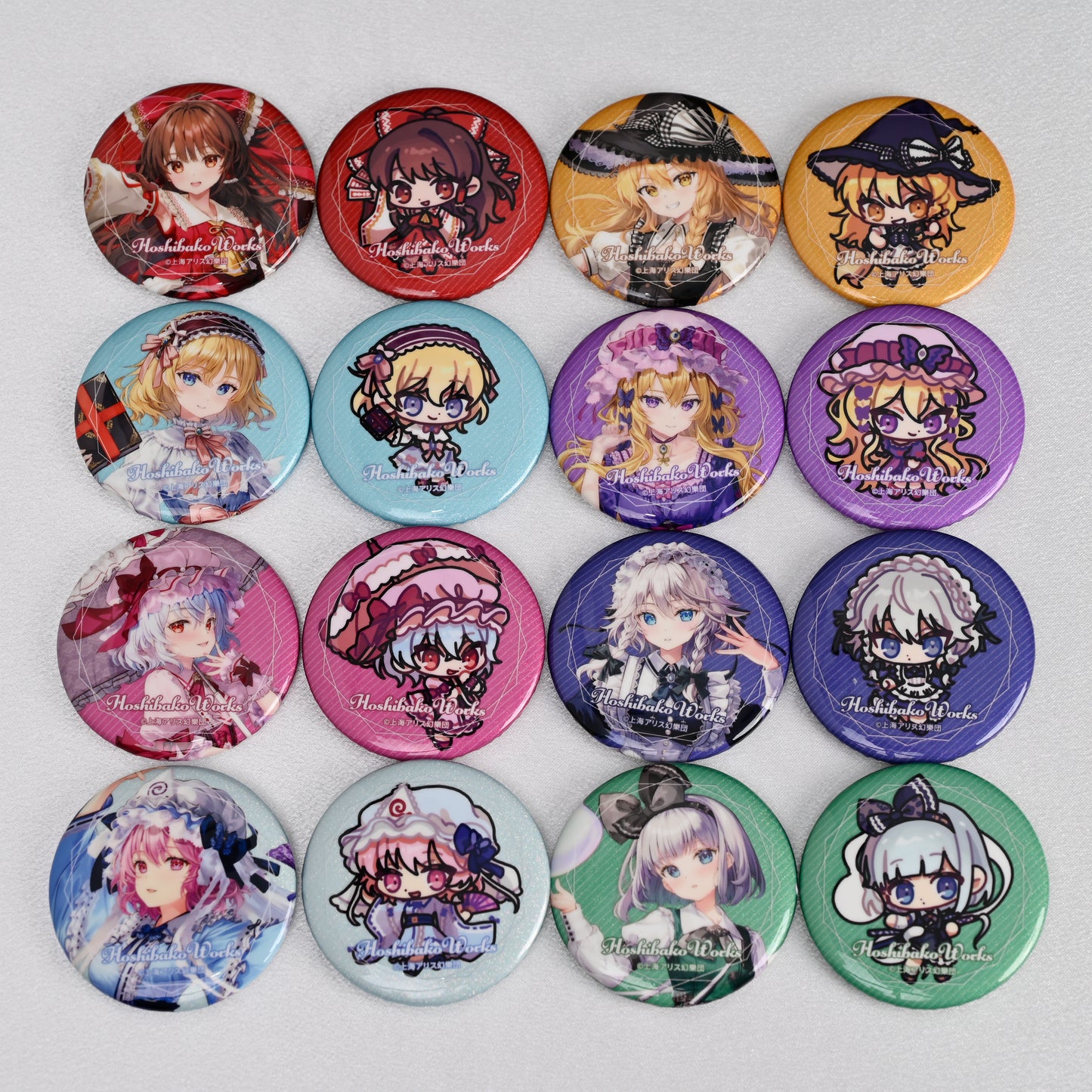 東方Project×HoshibakoWorks トレーディング缶バッジ【単品】