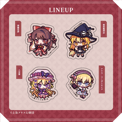 東方Project×HoshibakoWorks クリアステッカー【コンプリートセット】