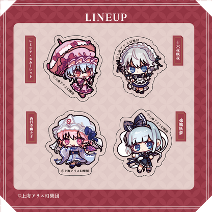 東方Project×HoshibakoWorks クリアステッカー【コンプリートセット】