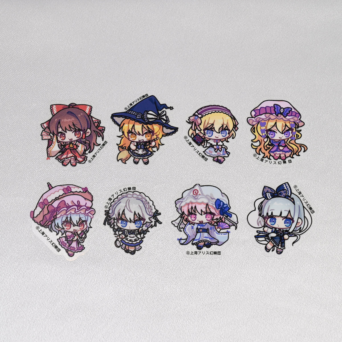 東方Project × HoshibakoWorks クリアステッカーセット vol.1