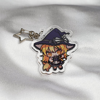 東方Project × HoshibakoWorks アクリルキーホルダー vol.1【霧雨魔理沙】