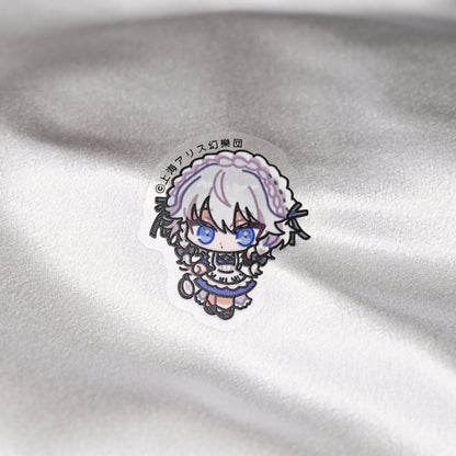 東方Project × HoshibakoWorks クリアステッカー【十六夜咲夜】/ Touhou Project × HoshibakoWorks Clear Sticker 【Sakuya Izayoi】