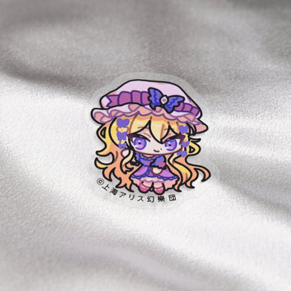 東方Project×HoshibakoWorks クリアステッカー【八雲紫】