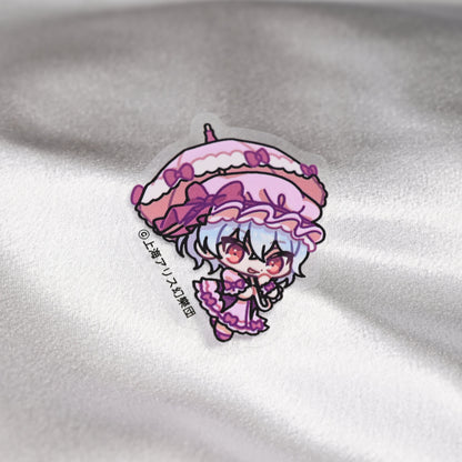 東方Project×HoshibakoWorks クリアステッカー【レミリア・スカーレット】