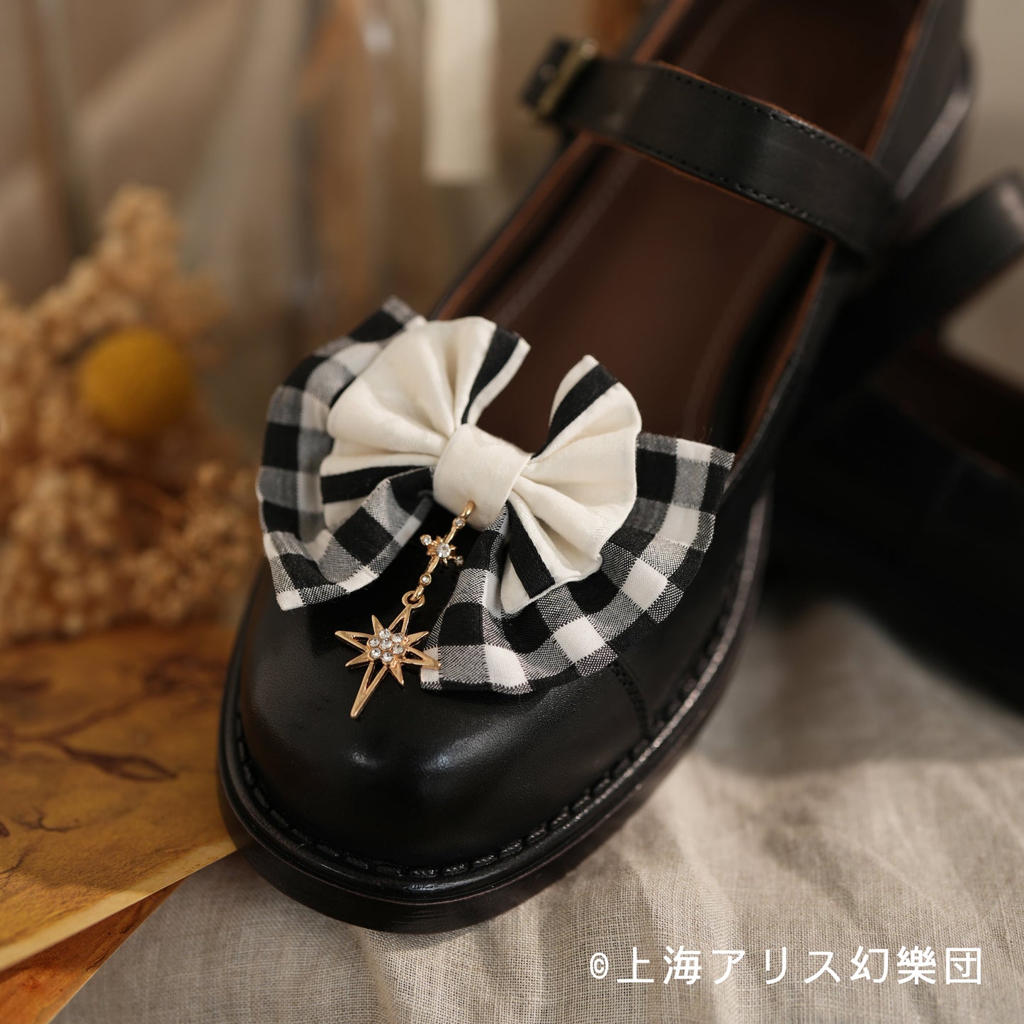 東方Project × HoshibakoWorks　霧雨魔理沙　リボンシューズクリップ