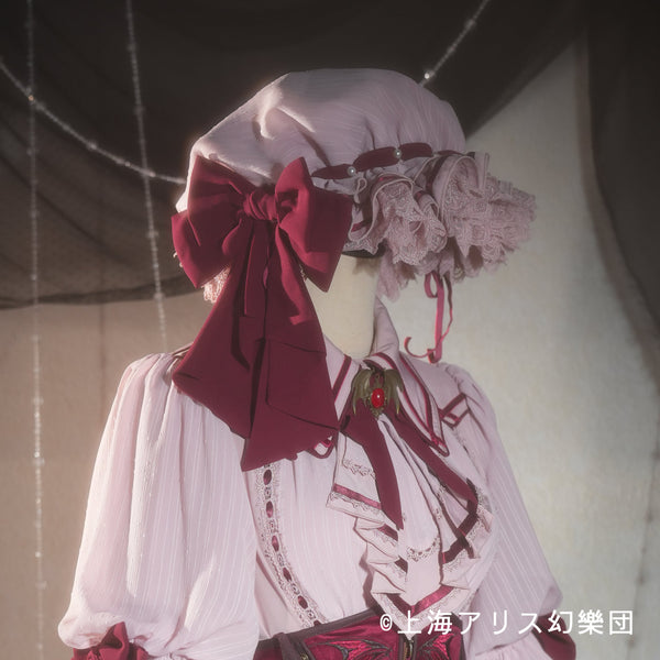 Touhou Project x HoshibakoWorks Remilia Scarlet Frill Cap / 東方Project × HoshibakoWorks　レミリア・スカーレット　フリルキャップ
