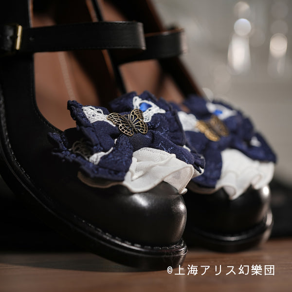 Touhou Project × HoshibakoWorks Yuyuko Saigyouji Ribbon Shoe Clip / 東方Project × HoshibakoWorks　西行寺幽々子　リボンシューズクリップ