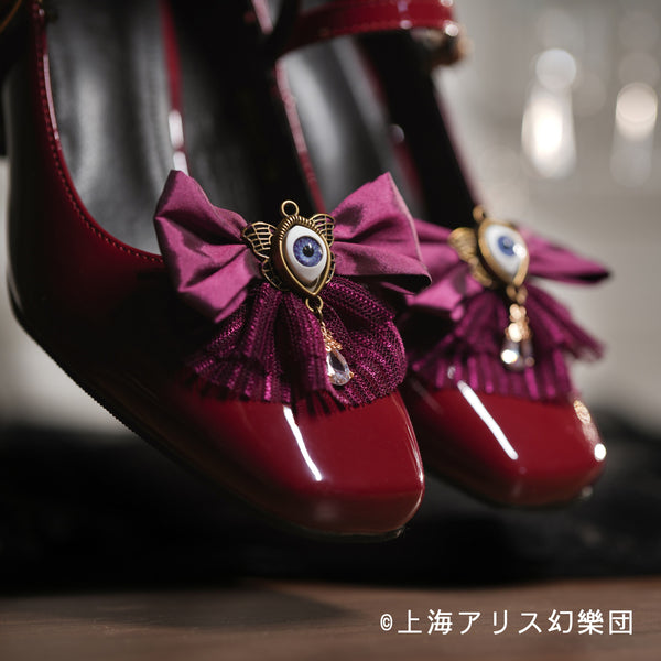 Touhou Project × HoshibakoWorks Yukari Yakumo Ribbon Shoe Clips / 東方Project × HoshibakoWorks　八雲紫　リボンシューズクリップ
