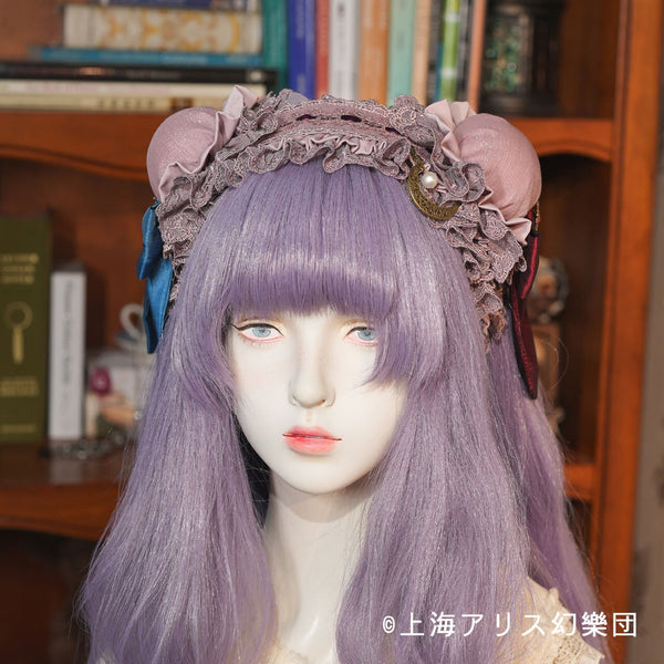 Touhou Project x HoshibakoWorks Patchouli Knowledge Bun Headband / 東方Project x HoshibakoWorks　パチュリー・ノーレッジ　お団子カチューシャ