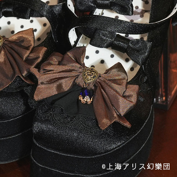 Touhou Project x HoshibakoWorks Koishi Komeiji Ribbon Shoe Clips / 東方Project x HoshibakoWorks　古明地こいし　リボンシューズクリップ
