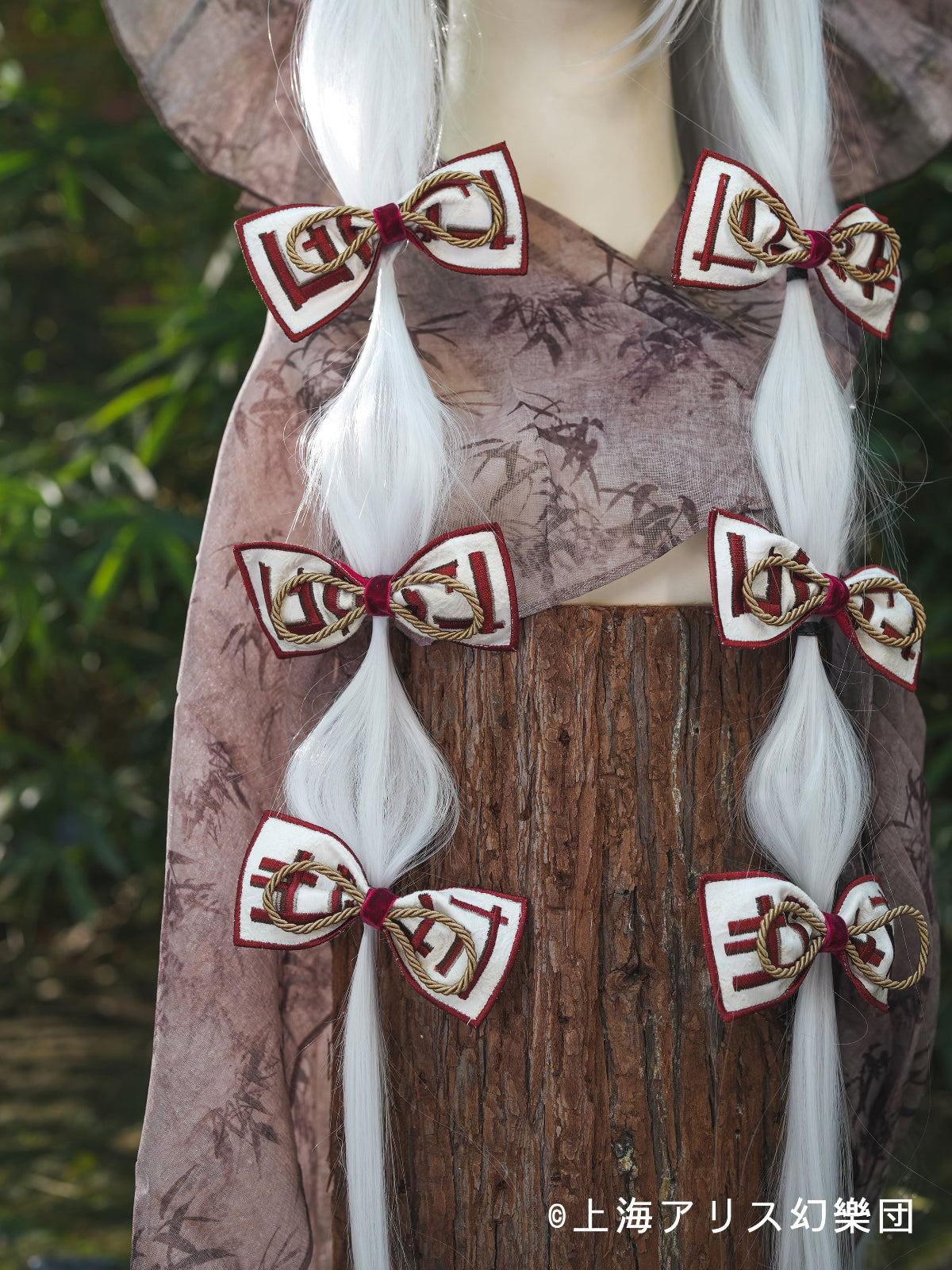 Touhou Project x HoshibakoWorks Fujiwara no Mokou Ribbon Comb & Ribbon