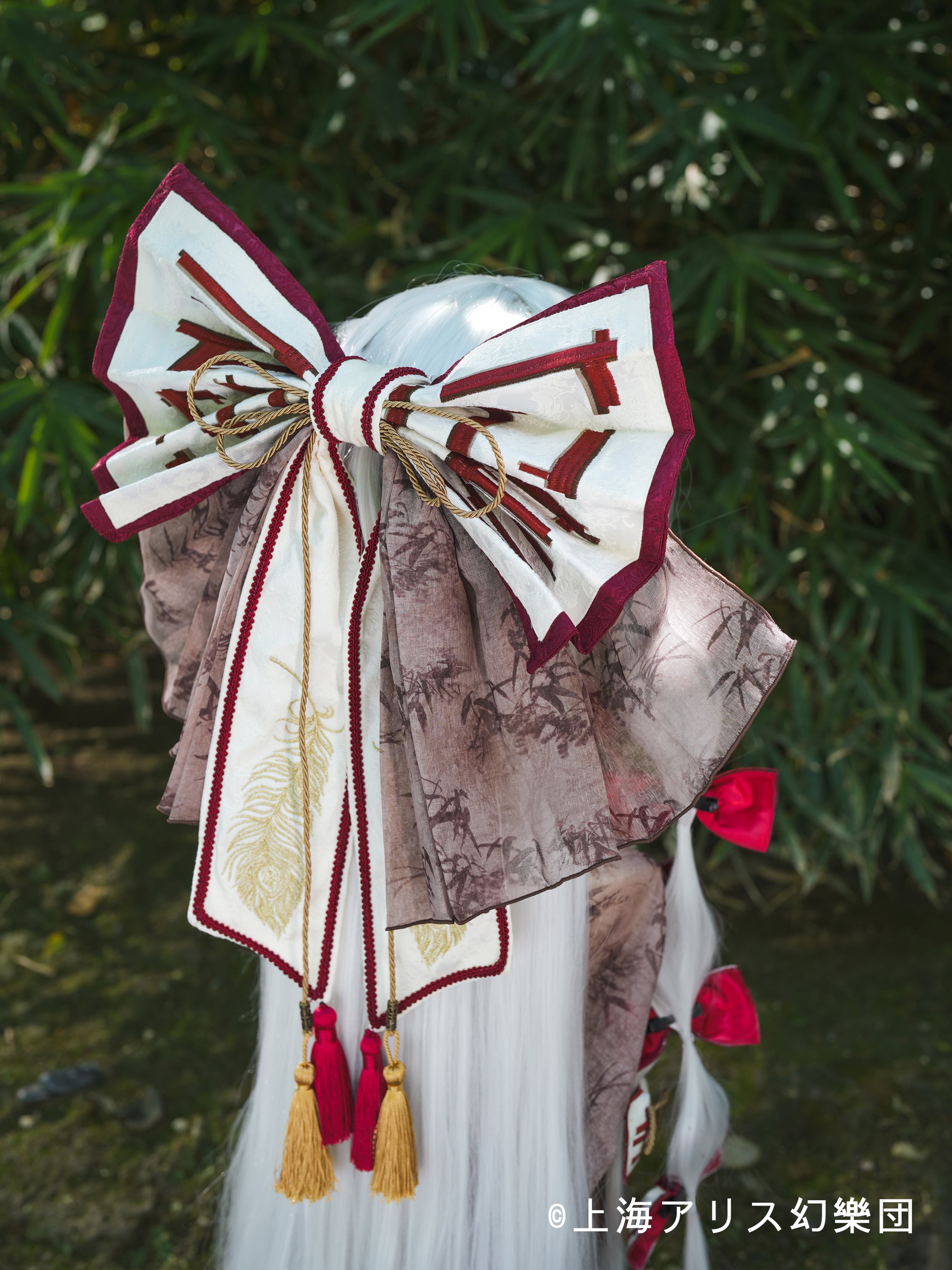 Touhou Project x HoshibakoWorks Fujiwara no Mokou Ribbon Comb & Ribbon